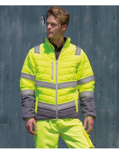 R-R325M-Mens Soft Padded Safety Jacket